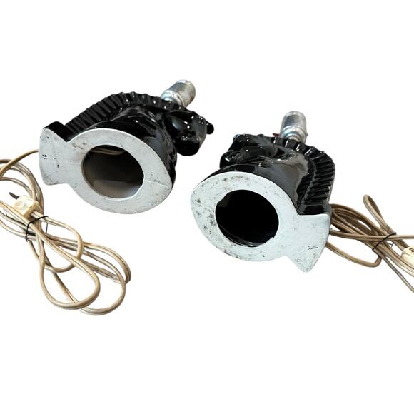 Vintage MCM Haeger Horse Head Matching Lamp Set - Picture 3 of 9